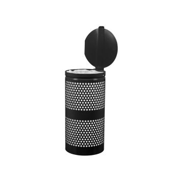 10-gallon–landscape-series–perforated-waste-receptacle-WR-10R-CVR-BLK