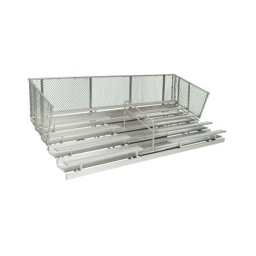 335bl610-5-row-aluminum-bleachers-non-elevated-chain-link-guardrail-system