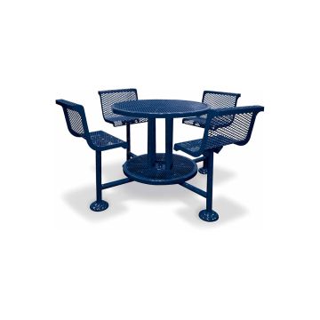 46in-round-bar-height-table-with-chairs-inground-mount-expanded-steel-diamond-pattern