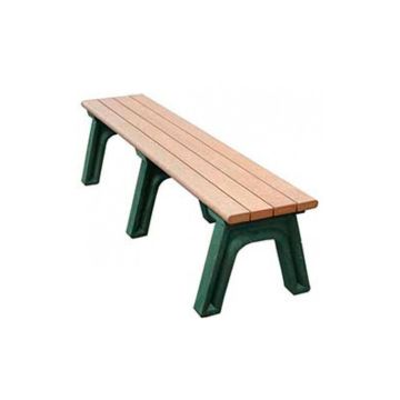 488be170-park-classic-bench-backless-recycled-plastic-4ft-green-base-and-cedar-top