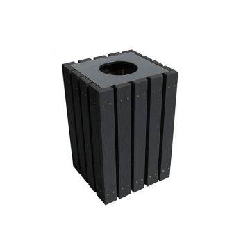 488tr105-economizer-trash-receptacle-22-gallon-square-liner-included-recycled-plastic-black