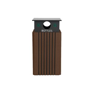 488tr150-40-gallon-recycling-receptacle-with-bottle-cap-sqaure-liner-included-recycled-plastic-bornw