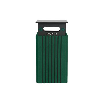 488tr165-40-gallon-recycling-receptacle-with-paper-cap-square-liner-included-recycled-plastic-green