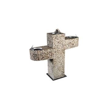 648wf200-adf-series-aggregate-drinking-fountain-triple-bubbler-pedestal-all-purpose-barrier-free