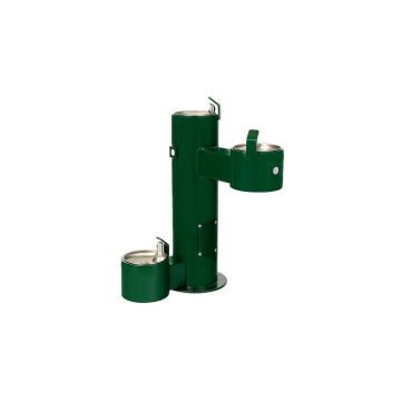648wf240-m-series-drinking-fountain-with-pet-fountain-dual-metal-surface-mount
