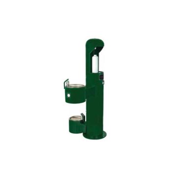 648wf325-water-bottle-filling-station-&-drinking-fountain-with-pet-fountain-dual-metal-surface-mount