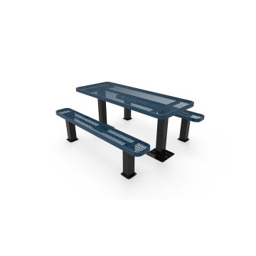 6ft-rectagular-independent-pedestal-picnic-table-expanded-metal-surface-mount