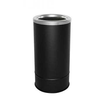 Floor-Urn-Steel-Sand-or-Flip-Top-160S-BLX-sand-BLK-601tr160