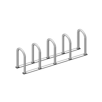 Inverted-U-Bike-Rack-on-Rails-–-2″-Square-Tube-622br130