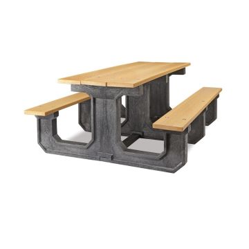 WALKthrough Recycled Plastic Picnic Table