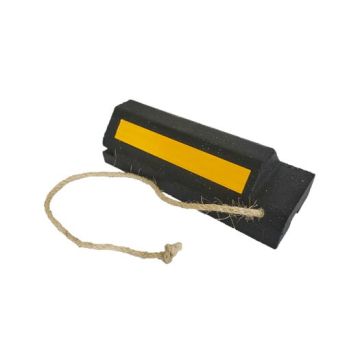 Wheel-Chock-Military-With-Rope-Handle-20-x-9-x-5.5-Double-Sided-Black