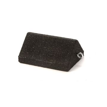 Wheel-Chock-Smooth-Triangular-Heavy-Duty-Double-Sided-Black