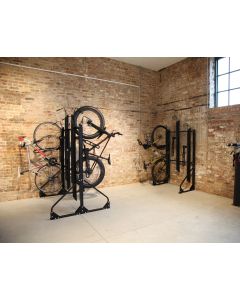 Double Sided Vertical Bike Rack