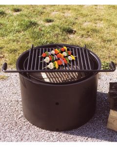 18" High Fire Ring - With Grate - 300 Sq In
