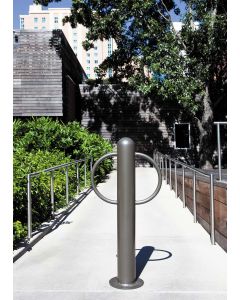 Classic Bike Bollard - 6" Round Post
