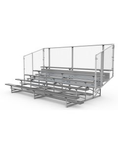 5 Row Aluminum Bleachers - Baseline Series