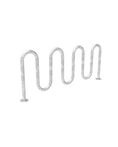 9 Bike Contemporary Loop Rack - Galvanized