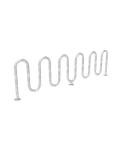 13 Bike Contemporary Loop Rack - Galvanized