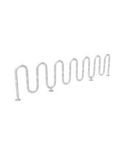 15 Bike Contemporary Loop Rack - Galvanized