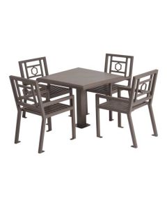 36" - Huntington Series Table - Square - With 4 Chairs - Premium Collection