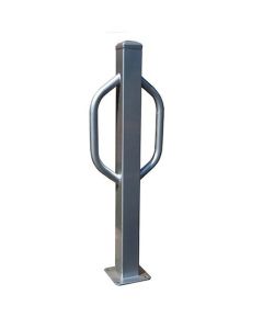 Modern Bike Bollard - 4" Square Post