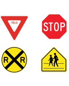 Set of 4 Directional Signs