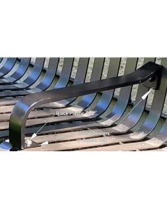 Center Arm Rest for 623 Series Strap Benches with Back