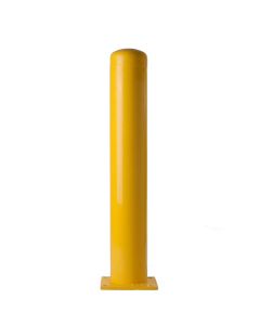 Yellow Bolt Down Safety Bollard