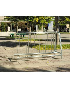 ADD-ON - Traditional Double-Sided Grid Style Bike Rack - Galvanized