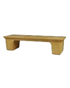 Apollo - Molded Fiberglass - Bench - Tapered Legs