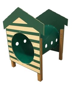 Recycled Crawl Tunnel W/Dog House