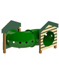 Recycled Curved Tunnel W/Dog House