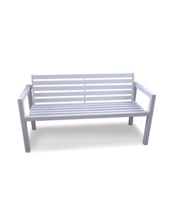 Aluminum Tube Metal Bench - 4.5ft