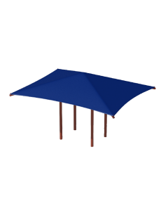 Rectangle Shade Structure - 4 Column