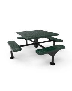 46" Nexus Square Pedestal Picnic Table - ParkTastic