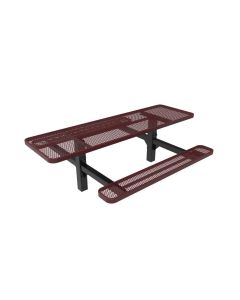 8ft Rectangular Double Pedestal Picnic Table - ParkTastic