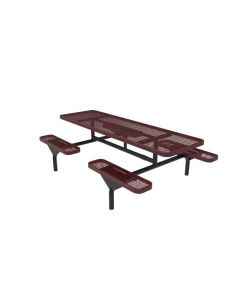 8ft Nexus Rectangular Pedestal Picnic Table - ParkTastic