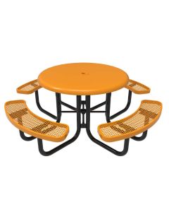 46" Round Solid Top Portable Picnic Table - ParkTastic