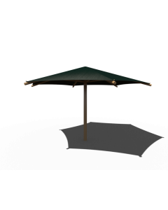 Hexagon Single Column Umbrella