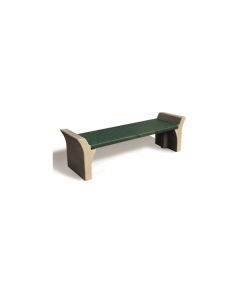 Landmark Concrete & Metal Bench - 7ft