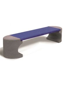 Riviera Concrete & Metal Bench - 6.75ft