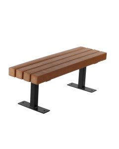 Trailside Backless Recycled Plastic Bench
