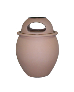 Wooster - Ash & Trash - Molded Fiberglass - Trash Receptacle - 36 Gallons