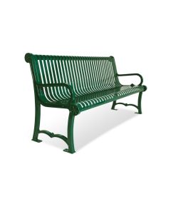 Charleston Series Bench - With Back - Premium Collection