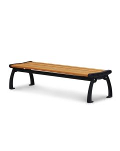 Heritage Backless Recycled Plastic Bench