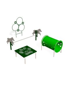 Novice Dog Park Agility Course Kit