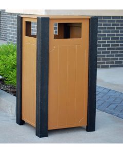 Ridgeview Recycled Plastic Trash Receptacle - 32 Gallon