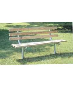 Wooden Park Bench - 2" X 10" Planks