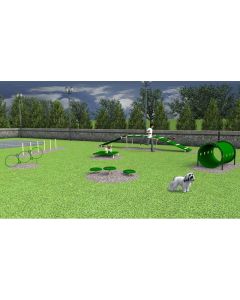 Small Dog Advanced Kit - BarkPark - Dog Agility Course