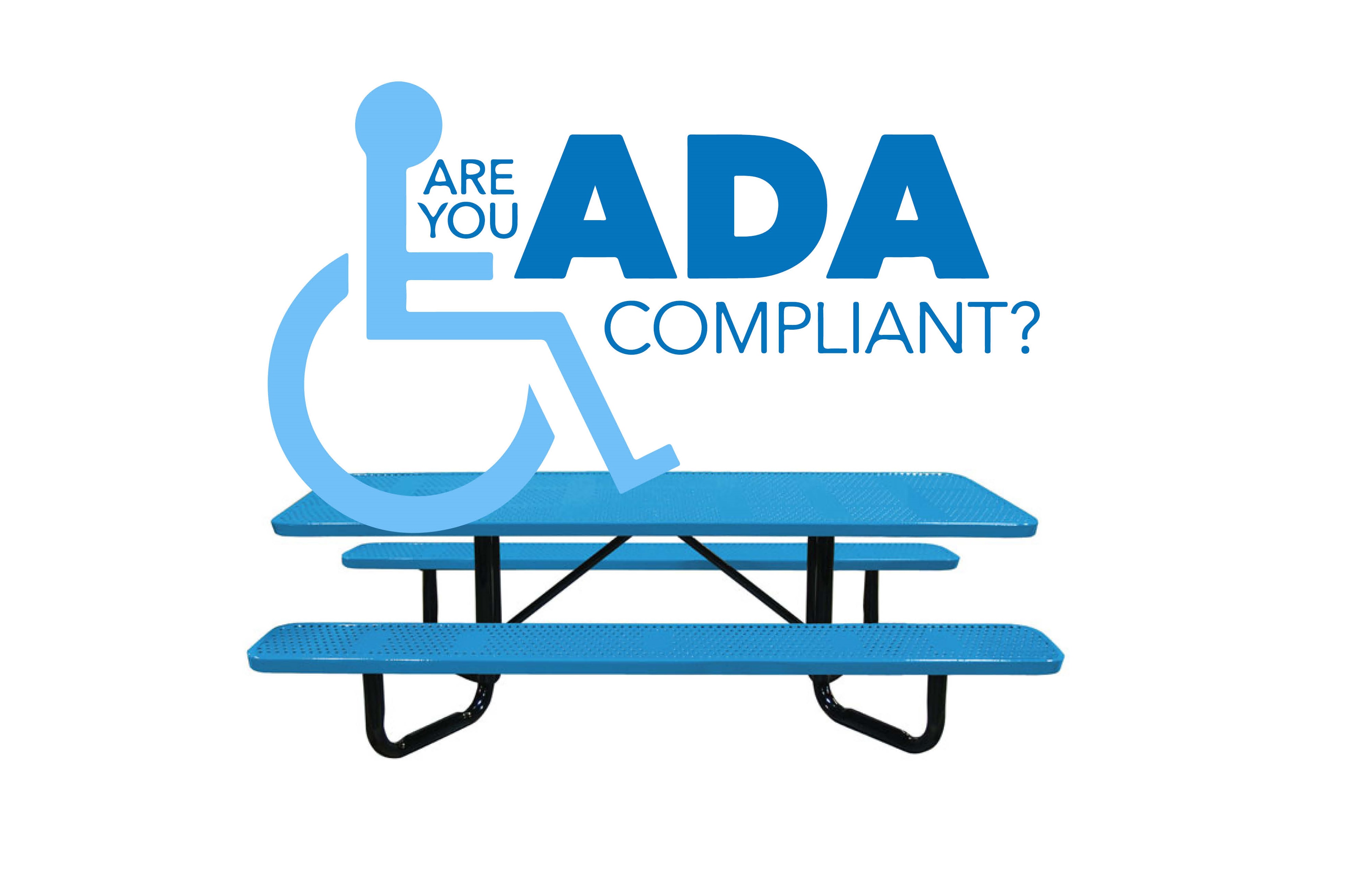 ADA Compliance Rules & Regulations for Picnic Tables and Benches